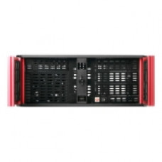 iStarUSA D-400SE-RD 4U Compact Stylish Rackmount Chassis Red - Rack-mountable - Red - Aluminum, Steel - 4U - 7 x Bay - 1 x Fan(s) Installed - ATX, Micro ATX Motherboard Supported - 1 x Fan(s) Supported - 4 x External 5.25" Bay - 1 x External 3.5"