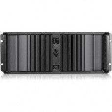 iStarUSA 4U Compact Stylish Rackmount Chassis with SEA Bezel - Rack-mountable - Black - Aluminum Alloy, SECC, Zinc-coated Steel - 4U - 7 x Bay - 2 x 3.15", 4.72" x Fan(s) Installed - 0 - ATX, Micro ATX Motherboard Supported - 3 x Fan(s) Supporte