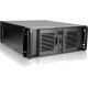 iStarUSA 4U Compact Stylish Rackmount Chassis with 550W Redundant Power Supply - Rack-mountable - Black - Plastic, SECC, Zinc-coated Steel - 4U - 9 x Bay - 1 x 3.15" x Fan(s) Installed - 550 W - Power Supply Installed - ATX, Micro ATX Motherboard Sup