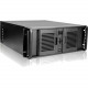 iStarUSA 4U High Performance Rackmount Chassis with 1000W Redundant Power Supply - Rack-mountable - Black - Aluminum Alloy, SECC, Zinc-coated Steel - 4U - 9 x Bay - 4 x 3.15", 4.72" x Fan(s) Installed - 1000 W - Power Supply Installed - EATX, AT