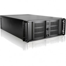 iStarUSA 4U High Performance Rackmount Chassis with 500W Redundant Power Supply - Rack-mountable - Black - Aluminum Alloy, SECC, Zinc-coated Steel - 4U - 9 x Bay - 4 x 3.15", 4.72" x Fan(s) Installed - 500 W - Power Supply Installed - EATX, ATX,