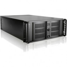 iStarUSA 4U High Performance Rackmount Chassis with 550W Redundant Power Supply - Rack-mountable - Black - Aluminum Alloy, SECC, Zinc-coated Steel - 4U - 9 x Bay - 4 x 3.15", 4.72" x Fan(s) Installed - 550 W - Power Supply Installed - EATX, ATX,