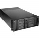 iStarUSA 4U High Performance Rackmount Chassis with 8" Touch Screen LCD - Rack-mountable - Black - Aluminum, Steel - 4U - 4 x Bay - 4 x Fan(s) Installed - EATX, Micro ATX, ATX Motherboard Supported - 5 x Fan(s) Supported - 3 x External 5.25" Bay