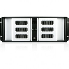 iStarUSA 4U High Performance Rackmount Chassis with 8" Touch Screen LCD - Rack-mountable - Black, Silver - Aluminum, Zinc-coated Steel - 4U - 4 x Bay - 4 x Fan(s) Installed - EATX, ATX, Micro ATX Motherboard Supported - 5 x Fan(s) Supported - 7x Slot