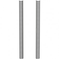 Panduit Net-Verse Cable Management - Cable Finger - White - 1 Pack - 48U Rack Height D18FBW