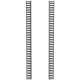Panduit Net-Verse Cable Management - Cable Finger - White - 1 Pack - 48U Rack Height D18FBW