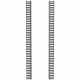 Panduit Net-Verse Cable Management - Cable Finger - White - 1 Pack - 48U Rack Height D18FBW