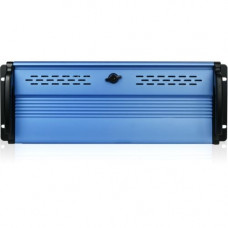 iStarUSA 4U Compact Stylish Rackmount Chassis - Rack-mountable - Blue, Black - Aluminum Alloy, Aluminum, Steel - 4U - 9 x Bay - 1 x Fan(s) Installed - ATX, Micro ATX Motherboard Supported - 2 x Fan(s) Supported - 7 x External 5.25" Bay - 1 x External