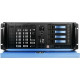 iStarUSA 4U Compact Stylish 4x3.5" Hotswap Rackmount Chassis - Rack-mountable - Blue, Blue - Zinc-coated Steel - 4U - 10 x Bay - 1 x Fan(s) Installed - ATX, Micro ATX Motherboard Supported - 29 lb - 2 x Fan(s) Supported - 4 x External 5.25" Bay 