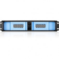 iStarUSA D-200SE 2U Compact Stylish Rackmount Chassis - Rack-mountable - Black, Blue - Aluminum Alloy, Zinc-coated Steel - 2U - 4 x Bay - 1 x 3.15" x Fan(s) Installed - 460 W - ATX, Micro ATX Motherboard Supported - 2 x Fan(s) Supported - 2 x Externa