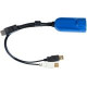 Raritan USB/DVI Video/Data Transfer Cable - DVI/USB for KVM Switch, Mouse, Monitor - 2 x Type A Male USB, 1 x DVI-D Male Digital Video - TAA Compliance D2CIM-DVUSB-DVI
