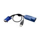 Raritan D2CIM-VUSB KVM Cable Adapter - 64 Pack - HD-15 Video, Type A Male USB - RJ-45 Female Network - TAA Compliance D2CIM-VUSB-64PAC