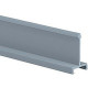 PANDUIT 6ft Panduct Solid Divider Wall - Light Gray - 6 Pack - TAA Compliance D2H6