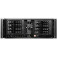 iStarUSA 4U Compact Stylish Rackmount 8x3.5" Trayless Hotswap Chassis - Rack-mountable - Black, Black - Steel - 4U - 12 x Bay - 1 x Fan(s) Installed - ATX, Micro ATX Motherboard Supported - 29 lb - 2 x Fan(s) Supported - 10 x External 3.5" Bay -