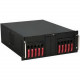 iStarUSA D Storm D-410-B10SA System Cabinet - Rack-mountable - Black, Red - Zinc-coated Steel - 4U - 14 x Bay - 2 x Fan(s) Installed - ATX, EATX, Micro ATX Motherboard Supported - 2 x Fan(s) Supported - 4 x External 5.25" Bay - 10 x External 3.5"
