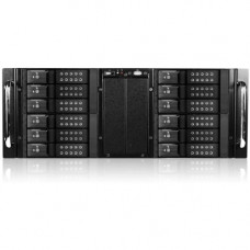 iStarUSA D Storm D-410-DE12 System Cabinet - Rack-mountable - Black, Black - Zinc-coated Steel - 4U - 12 x Bay - 2 x Fan(s) Installed - ATX, EATX, Micro ATX Motherboard Supported - 2 x Fan(s) Supported - 12 x External 3.5" Bay - 7x Slot(s) - 1 x USB(