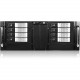 iStarUSA D Storm D-410-DE8 System Cabinet - Rack-mountable - Black, Silver - Zinc-coated Steel - 4U - 8 x Bay - 2 x Fan(s) Installed - ATX, EATX, Micro ATX Motherboard Supported - 2 x Fan(s) Supported - 8 x External 3.5" Bay - 7x Slot(s) - 1 x USB(s)