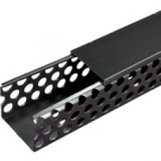 Panduit Cable Duct - Black - 6 Pack - Polyvinyl Chloride (PVC) - TAA Compliance D1X3BL6