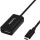 Sabrent USB 3.1 Type-C to DisplayPort Adapter (DA-DPUC) - 1 x DisplayPort Female Digital Audio/Video - 1 x Type C Male USB - 3840 x 2160 Supported - Black DA-DPUC