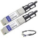 AddOn Dell DAC-QSFP-40G-0.5M Compatible TAA Compliant 40GBase-CU QSFP+ to QSFP+ Direct Attach Cable (Passive Twinax, 0.5m) - 100% compatible and guaranteed to work - TAA Compliance DAC-QSFP-40G-0.5M-AO