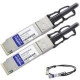 AddOn Dell DAC-QSFP-40G-3M Compatible TAA Compliant 40GBase-CU QSFP+ to QSFP+ Direct Attach Cable (Passive Twinax, 3m) - 100% compatible and guaranteed to work - TAA Compliance DAC-QSFP-40G-3M-AO