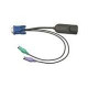 Raritan KX PS/2 Cim for PC - RJ-45 Female, HD-15 Male, Male - TAA Compliance DCIM-PS2