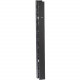 Black Box Deluxe Vertical Cable Manager, 45U, Single-Sided, 6" - Cover - 45U Rack Height DCMV45U6S