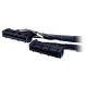 APC Data Distribution Cable - Network cable - TAA Compliant - RJ-45 (F) to RJ-45 (F) - 5 ft - UTP - CAT 6 - black DDCC6-005