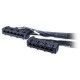 APC Data Distribution Cable - Network cable - TAA Compliant - RJ-45 (F) to RJ-45 (F) - 7 ft - UTP - CAT 6 - black DDCC6-007