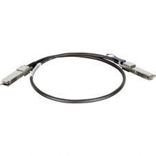 D-Link 1 Meter 40G Passive QSFP+ Twinaxial Direct Attach Cable - 3.28 ft Twinaxial Network Cable for Network Device - First End: 1 x QSFP+ - Second End: 1 x QSFP+ - TAA Compliance DEM-CB100QXS