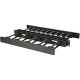 Legrand Group Ortronics Horizontal Cable Manager - Double Sided - 19 in mounting x 1 rack unit - Black - Black - 1U Rack Height - 19" Panel Width DHMC1RU