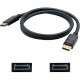 AddOn DisplayPort Audio/Video Cable - 6 ft DisplayPort A/V Cable for Audio/Video Device - First End: 1 x 20-pin DisplayPort Male Digital Audio/Video - Second End: 1 x 20-pin DisplayPort Male Digital Audio/Video - Supports up to 4096 x 2160 - Black - 1 DIS
