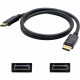 Addon Tech 5PK 20ft DisplayPort 1.2 Male to DisplayPort 1.2 Male Black Cables For Resolution Up to 3840x2160 (4K UHD) - 100% compatible and guaranteed to work - TAA Compliance DISPLAYPORT20F-5PK