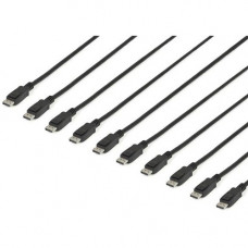 Startech.Com 15 ft / 4.6 m DisplayPort Cable with Latches Multipack - 10 Pack DisplayPort 1.2 Cable - 4K Male DP Cord (DISPLPORT15L10PK) - 15 ft DisplayPort Cable with latches multipack provides a secure connection between your DP equipped devices - DP 1.