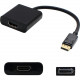 Addon Tech 5PK DisplayPort 1.2 Male to HDMI 1.3 Female Black Active Adapters Which Comes with Audio For Resolution Up to 2560x1600 (WQXGA) - 100% compatible and guaranteed to work - TAA Compliance DISPORT2HDMIA-5PK