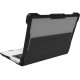 Maxcases Extreme Shell-L for Dell 3100 Chromebook 2:1 Convertible 11.6" (Black/Clear) - For Dell Chromebook - Textured grip - Black/Clear - Drop Resistant, Scratch Resistant, Impact Resistant, Damage Resistant, Bacterial Resistant, Anti-slip - Polyca