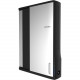 Ergotron Zip12 Charging Wall Cabinet - Up to 12" Screen Support - 44.40 lb Load Capacity - 35.6" Height x 26.4" Width x 5.9" Depth - Wall Mountable - Steel - Black, Silver DM12-1006-1