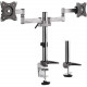 DIAMOND DMCA210 Desk Mount for Monitor - 27" Screen Support - 35.20 lb Load Capacity - Black, Silver DMCA210