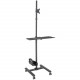 Tripp Lite DMCS1732S Display Stand - Up to 32" Screen Support - 17.64 lb Load Capacity - 70.1" Height x 25.7" Width x 21" Depth - Floor - Steel - Black DMCS1732S