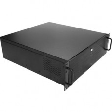 iStarUSA 3U 5.25" 3-Bay Compact microATX Chassis with 350W Power Supply - Rack-mountable - Black - Hot Dip Galvanized Steel, Aluminum - 3U - 7 x Bay - 350 W - Power Supply Installed - Micro ATX, Mini ITX Motherboard Supported - 3 x Fan(s) Supported -