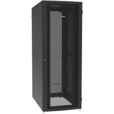 Panduit Net-Verse D-Type Cabinet - For PDU - 45U Rack Height - Floor Standing Enclosed Cabinet - Black Powder Coat - Steel - 1102.31 lb Dynamic/Rolling Weight Capacity - 3306.93 lb Static/Stationary Weight Capacity DNE8512B