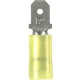 Panduit Terminal Connector - 500 Pack - 1 x Quick Disconnect - Yellow - TAA Compliance DNF10-250M-D