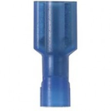 Panduit Terminal Connector - 1000 Pack - 1 x Quick Disconnect - Blue - TAA Compliance DNF14-206FIB-M