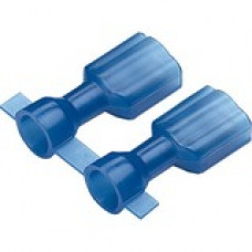 Panduit Terminal Connector - 2000 Pack - 1 x Quick Disconnect - Blue - TAA Compliance DNF14-250FIM-2K