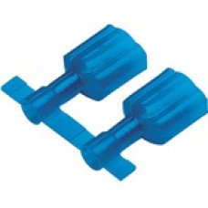 Panduit Terminal Connector - 1000 Pack - 1 x Quick Disconnect - Blue - TAA Compliance DNF14-250FIMB-K