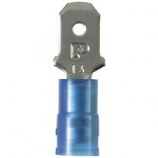 Panduit Terminal Connector - 100 Pack - 1 x Quick Disconnect - Blue - TAA Compliance DNF14-250M-C