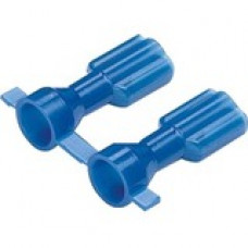 Panduit Terminal Connector - 2000 Pack - 1 x Quick Disconnect - Blue - TAA Compliance DNF14205FIBX-2K