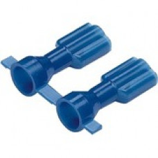 Panduit Terminal Connector - 2000 Pack - 1 x Quick Disconnect - Blue - TAA Compliance DNF14250FIBX-2K