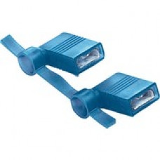 Panduit Terminal Connector - 1500 Pack - 1 x Quick Disconnect - Blue - TAA Compliance DNFR14250FIB-KD