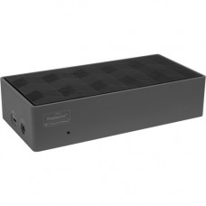 Targus USB-C Universal DV4K Docking Station with 100W Power - for Notebook/Tablet/Smartphone - 100 W - USB 3.1 Type C - 6 x USB Ports - 4 x USB 3.0 - Network (RJ-45) - HDMI - DisplayPort - Audio Line In - Microphone - Thunderbolt - Wired - TAA Compliant -